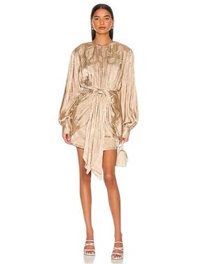 Significant Other Lila Long Sleeve Mini cocktail dress in fawn size 4 NWOT